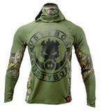 TrueTimber Kanati Long Sleeve Performance Logo Hoodie with Gaiter
