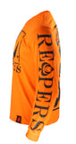 REAPERS Long Sleeve SAFETY ORANGE Card T-Shirt