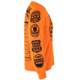 RUSTYBOAR Long Sleeve SAFETY ORANGE Nutrition T-Shirt