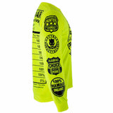 RUSTYBOAR Long Sleeve SAFETY GREEN Nutrition T-Shirt