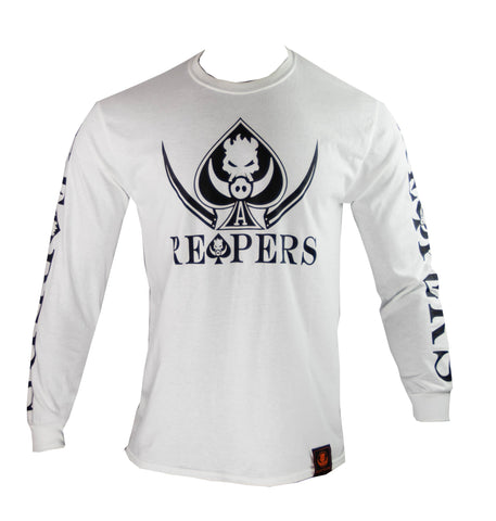 REAPERS Long Sleeve WHITE Blades T-Shirt
