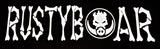 RUSTYBOAR Bones Die-Cut Reflective Sticker (3"H x 12"L)
