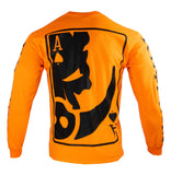 REAPERS Long Sleeve SAFETY ORANGE Card T-Shirt