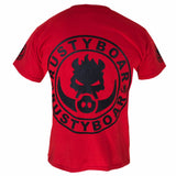 RUSTYBOAR Youth Short Sleeve RED Logo T-Shirt