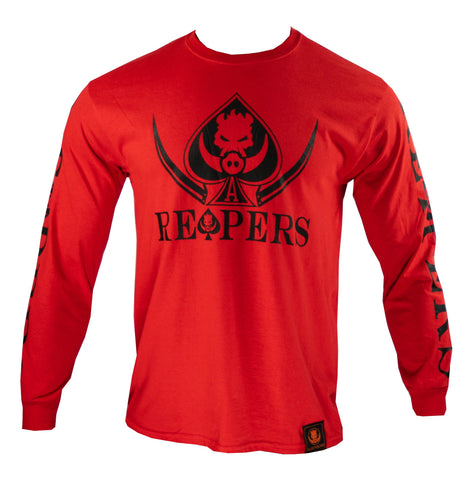 REAPERS Long Sleeve RED Blades T-Shirt