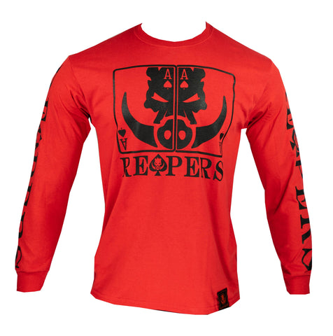 REAPERS Long Sleeve RED Card T-Shirt