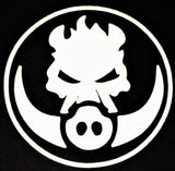 RUSTYBOAR Logo Die-Cut Reflective Sticker (3"H x 3"L)